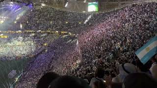 “La Cumbia De Los Trapos”  Argentina vs France  2022 FIFA World Cup Final  Lusail Stadium  Qatar [upl. by Ilse]