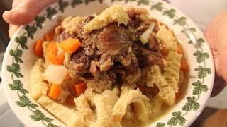 Tripe Soup Recipe  OrsaraRecipes [upl. by Noiwtna]