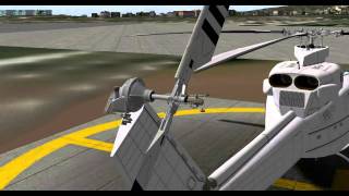 Tail rotor Bell 412 xplane [upl. by Connett]