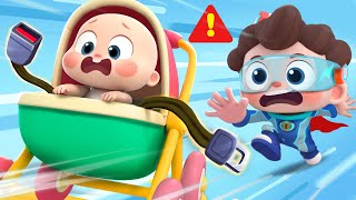 Lets Buckle Up Baby  Seatbelt Safety Song  Nursery Rhymes amp Kids Songs  BabyBus [upl. by Lettig409]