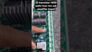 1400 watts 32 transistor amplifier board [upl. by Treulich]