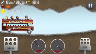 Hill Climb Racing  Cave 149m on Tourist Bus [upl. by Ivel]