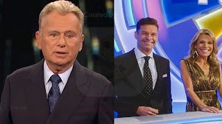 Ryan Seacrest Reacts To Pat Sajaks Final Wheel [upl. by Atteugram]