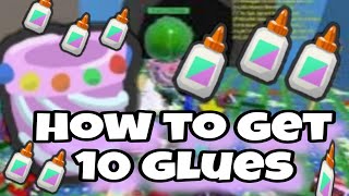 how to get 10 glue from candy planter  getting glue fast  bee swarm simulator roblox [upl. by Nanreik]