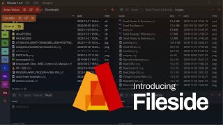 Introducing Fileside  A modern multipane file manager [upl. by Azeret]