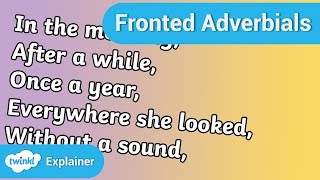 Fronted Adverbials Activities  KS2 SPaG [upl. by Nerrat]