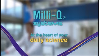 Check how our MilliQ® System support Your Sustainability Goals [upl. by Ennove]