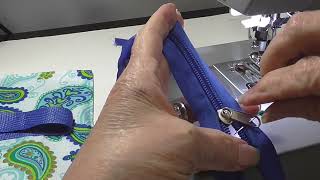 How to Make a Tote with a Zipper Using Dollar Tree Placemats [upl. by Handler]