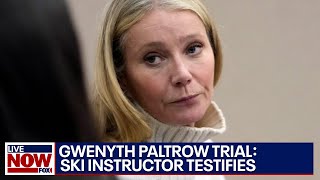 Gwyneth Paltrow skiing trial Ski instructor witness testifies against actress  LiveNOW from FOX [upl. by Ahseikan]