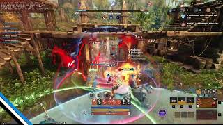 New World PVP TANK Build SnS Flail Agressive opr gameplay [upl. by Sherborn]