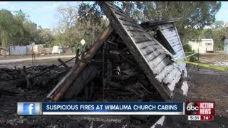 Cabins at Church of God Campground in Wimauma burn for second time in a week [upl. by Gone]