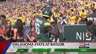 Baylor downs Oklahoma State on Homecoming [upl. by Monreal71]