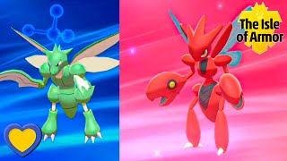 HOW TO Evolve Scyther into Scizor in Pokémon Sword and Shield [upl. by Akanke]