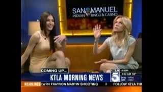 KTLA  Dayana Mendoza Miss Universe 2008 032812 [upl. by Rebmaed888]