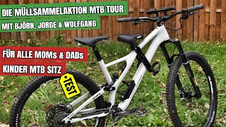 MTBFrontKindersitz Einbau amp Test  Für alle Mamas und Papas die gerne Fahrrad fahren [upl. by Romola]