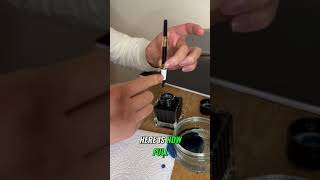 How to Refill a Montblanc Piston Converter Fountain Pen shorts [upl. by Mouldon]