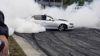 Limitr Holden ls1 v8 burnout skids of summer nz [upl. by Brelje]