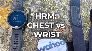 Heart rate monitors comparison test Chest Wahoo TICKR X VS Wrist Garmin Forerunner 945 LTE [upl. by Mail]