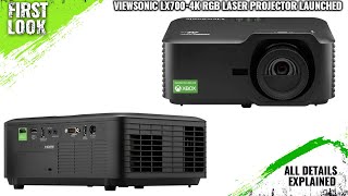 ViewSonic LX7004K RGB Laser Projector Launched  Explained All Spec Features And More [upl. by Mayes]