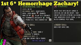 1st Hemorrhage Specialist Zachary  Walking Dead Road to Survival [upl. by Punak]