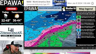 Saturday January 6th7th 2024 video forecast [upl. by Annadiane]