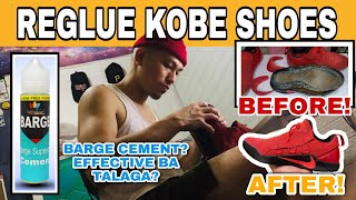 Reglue my shoe KOBE AD NXT using Barge Cement [upl. by Bathsheb]