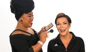 KRIS JENNER MAKEUP TUTORIAL  PatrickStarrr [upl. by Arretak648]