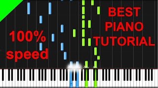 Kygo  Stole The Show piano tutorial [upl. by Nuahsad]