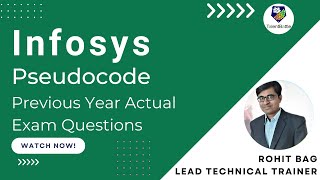 Infosys Pseudocode Questions 2023  Previous Year Infosys Exam Questions  Pseudocode Exam Questions [upl. by Rettke]