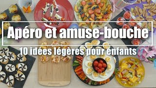 Recette amusebouche facile  10 idées légères pour enfants [upl. by Philo]