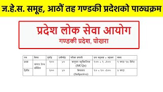 Medical Adhikrit General Health Services Gandaki Pradesh Syllabus 8th Level [upl. by Nauqad]