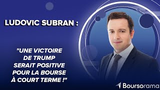 Ludovic Subran  quotUne victoire de Trump serait positive pour la Bourse à court terme quot [upl. by Socrates729]