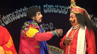 Yakshagana  Banatha bangar  25  Navoor Gangadhara shetty amp Kodapadavu Hasya [upl. by Nylirehc]