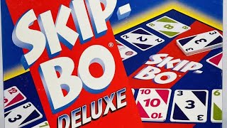 Ep 317 Skip Bo Deluxe Board Game Review Mattel 2003  How To Play [upl. by Treble]