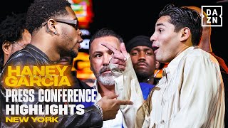 Devin Haney vs Ryan Garcia  New York Press Tour Highlights [upl. by Oakes116]