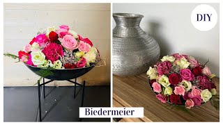 Hoe maak je een BIEDERMEIER🌸amp hoe bouw je een dit op  Cursus Bloemschikken 162 Carlein Tukkers [upl. by Rimola]