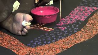 Aboriginal Artist Gracie Ward Napaltjarri 1710 [upl. by Xino235]