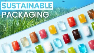 Seaweed to Replace Plastic  Edible amp Biodegradable Packaging  Notpla [upl. by Nitaj]