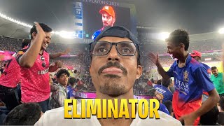 Chok  Bengaluru vs Rajasthan Highlights Eliminator IPL play off 2024  Ahmedabad Full Match Vlog [upl. by Domonic]