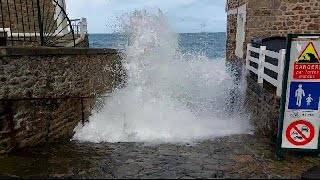 Grande marée  24 mars 2023  SaintMalo Rochebonne [upl. by Fogel]