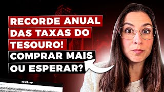 RECORDE anual de taxas do Tesouro Direto É hora de comprar ou de esperar subir ainda mais [upl. by Otte896]