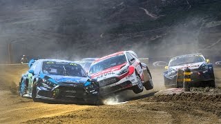 Day 2 Highlights Montalegre RX  FIA World RX 2016 [upl. by Anahsal]