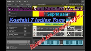 Free Download Roland xps 10 Main Strings Full Indian Tone By Kontakt 7 Library Free Download [upl. by Samanthia]