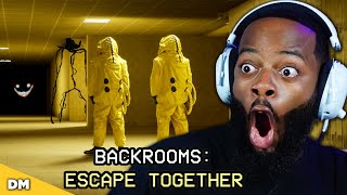 THIS IS HORROR GAME OF THE YEAR  BACKROOMS ESCAPE TOGETHER W TheeBlackBadger [upl. by Gnourt]