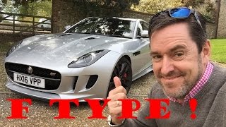 2016 Jaguar F Type S Coupe sc V6 380bhp  Review and Road Test [upl. by Adelice]