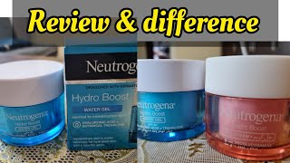 neutrogena hydro boost water gel review in urdu  difference between hydro boost amp bright boost [upl. by Lehman548]