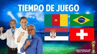 Directo del Brasil 01 Camerún en Tiempo de Juego COPE [upl. by Ares13]