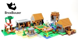 LEGO MINECRAFT 21128 The Village  Speed Build for Collecrors  Collection 57 sets [upl. by Harms234]