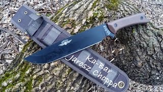 New KaBar Jarosz Choppa Best large fixed blade of 2017 [upl. by Olnek250]