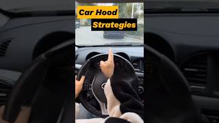 Guide to Safe Distances Using Car Hood Techniques cardrivingtips automobile shorts [upl. by Rasec544]